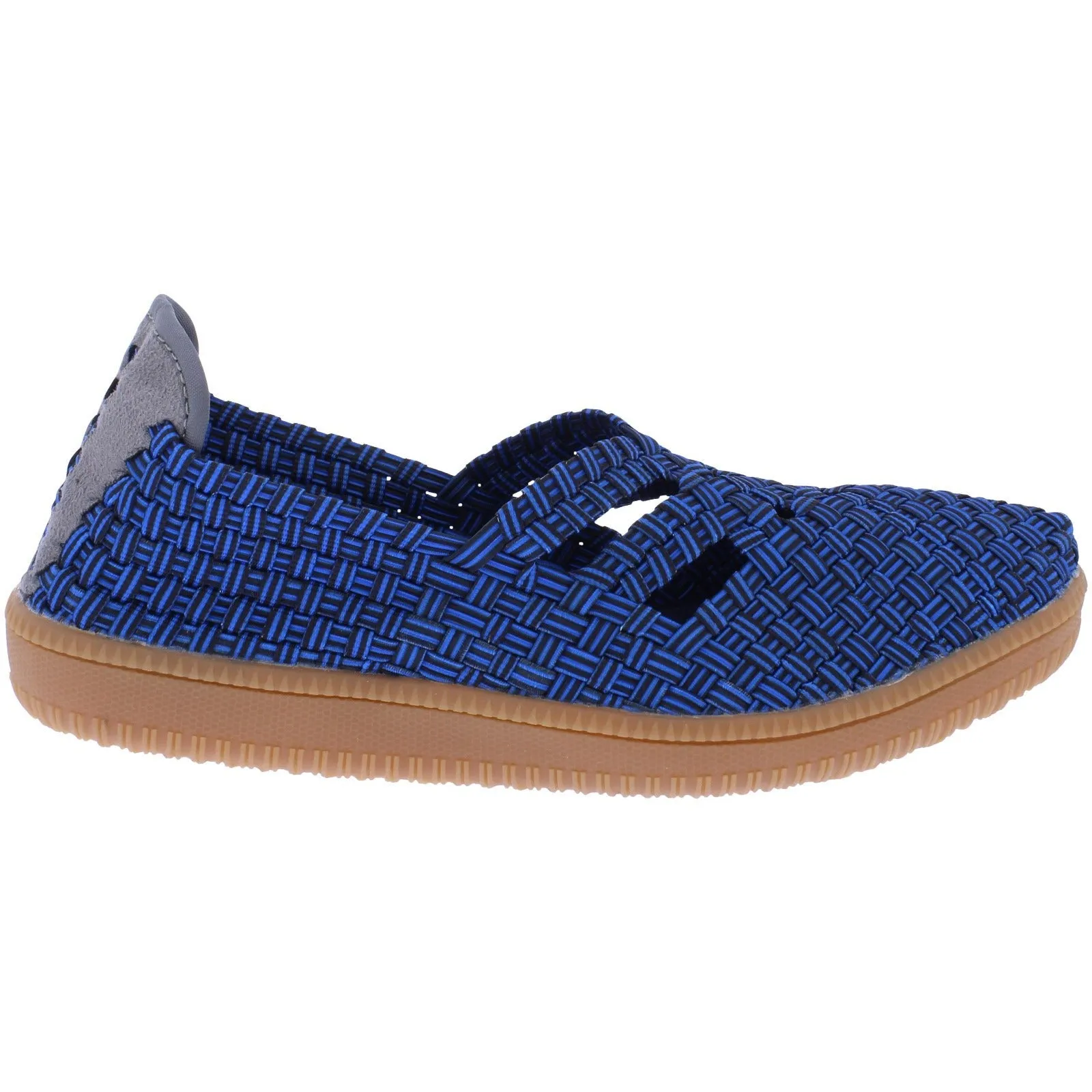 Adesso A7398 Olive Ladies Admiral Navy Textile Arch Support Slip On Shoes