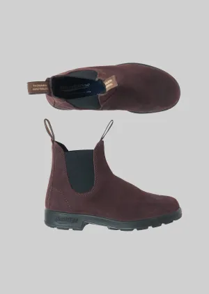 Blundstone Suede Chelsea Boots | Plum