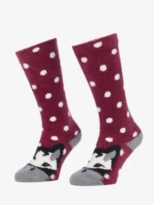 Fluffy Character Socks - Adult
