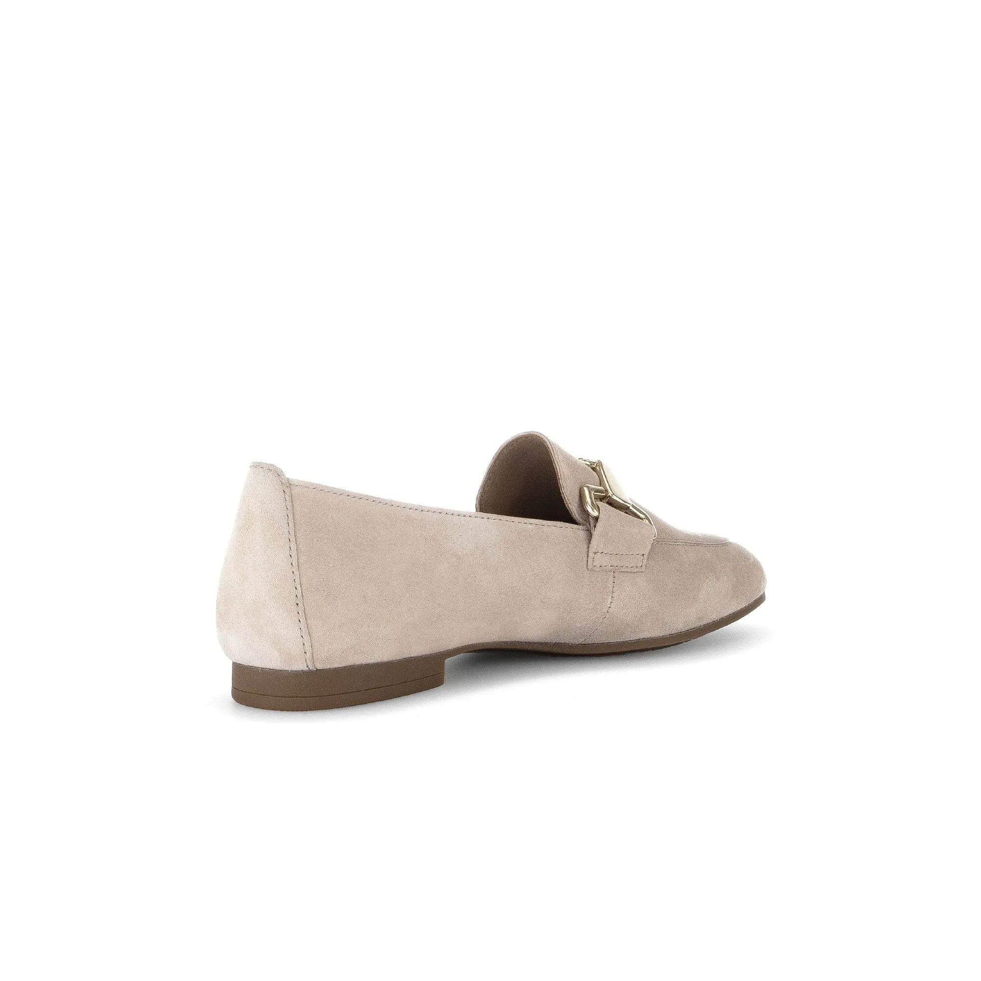 Gabor 45.211.12 Jangle Ladies Beige Suede Slip On Shoes