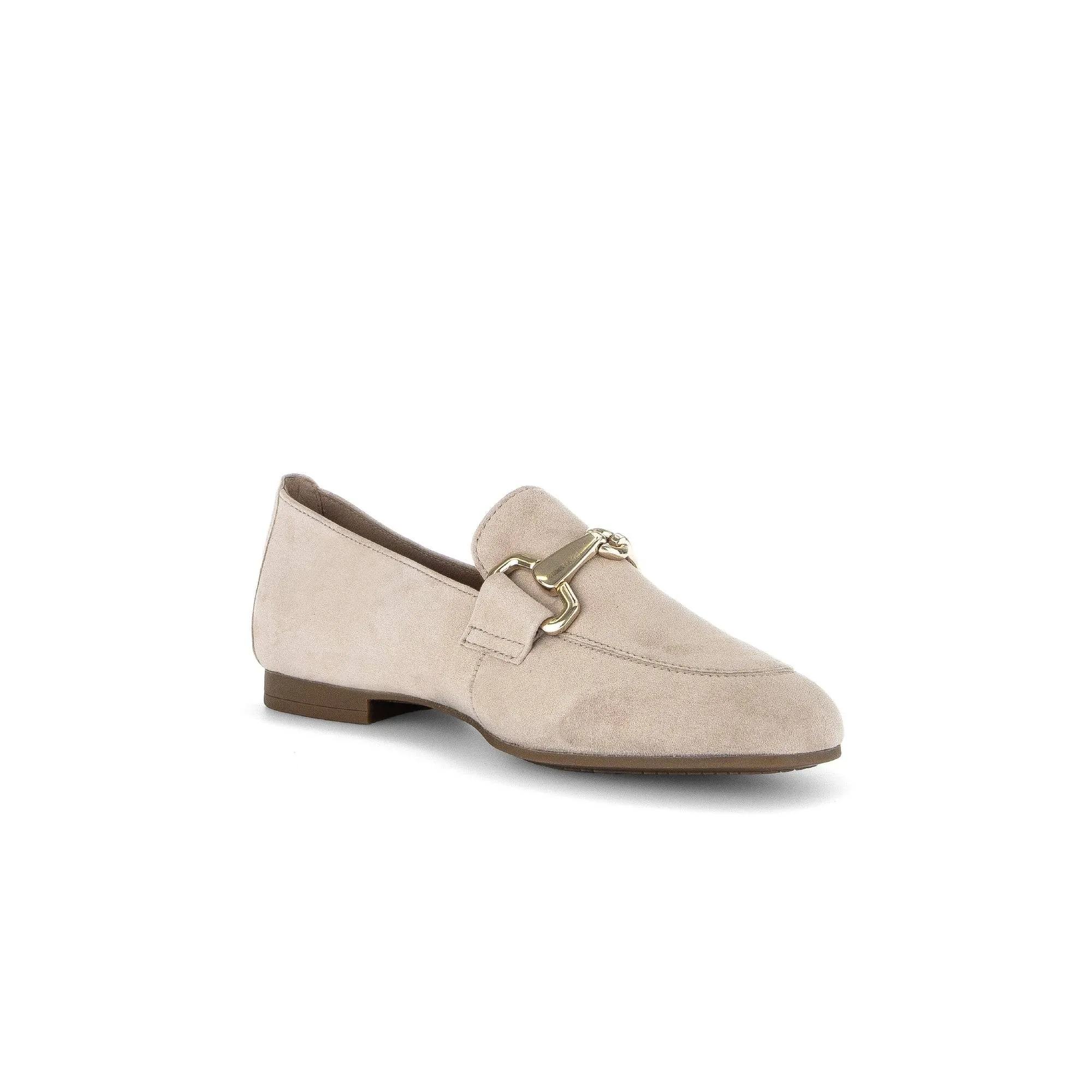 Gabor 45.211.12 Jangle Ladies Beige Suede Slip On Shoes
