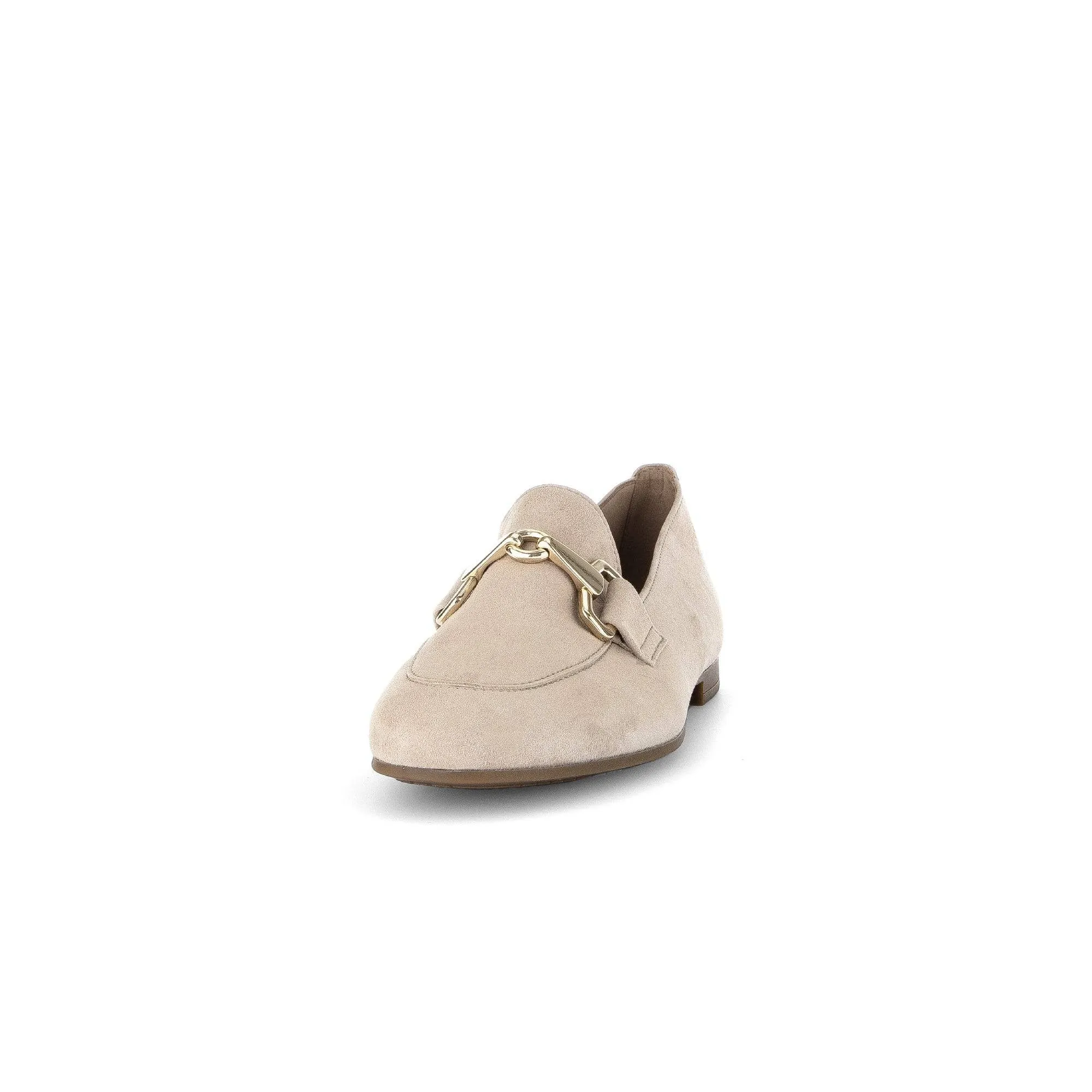 Gabor 45.211.12 Jangle Ladies Beige Suede Slip On Shoes