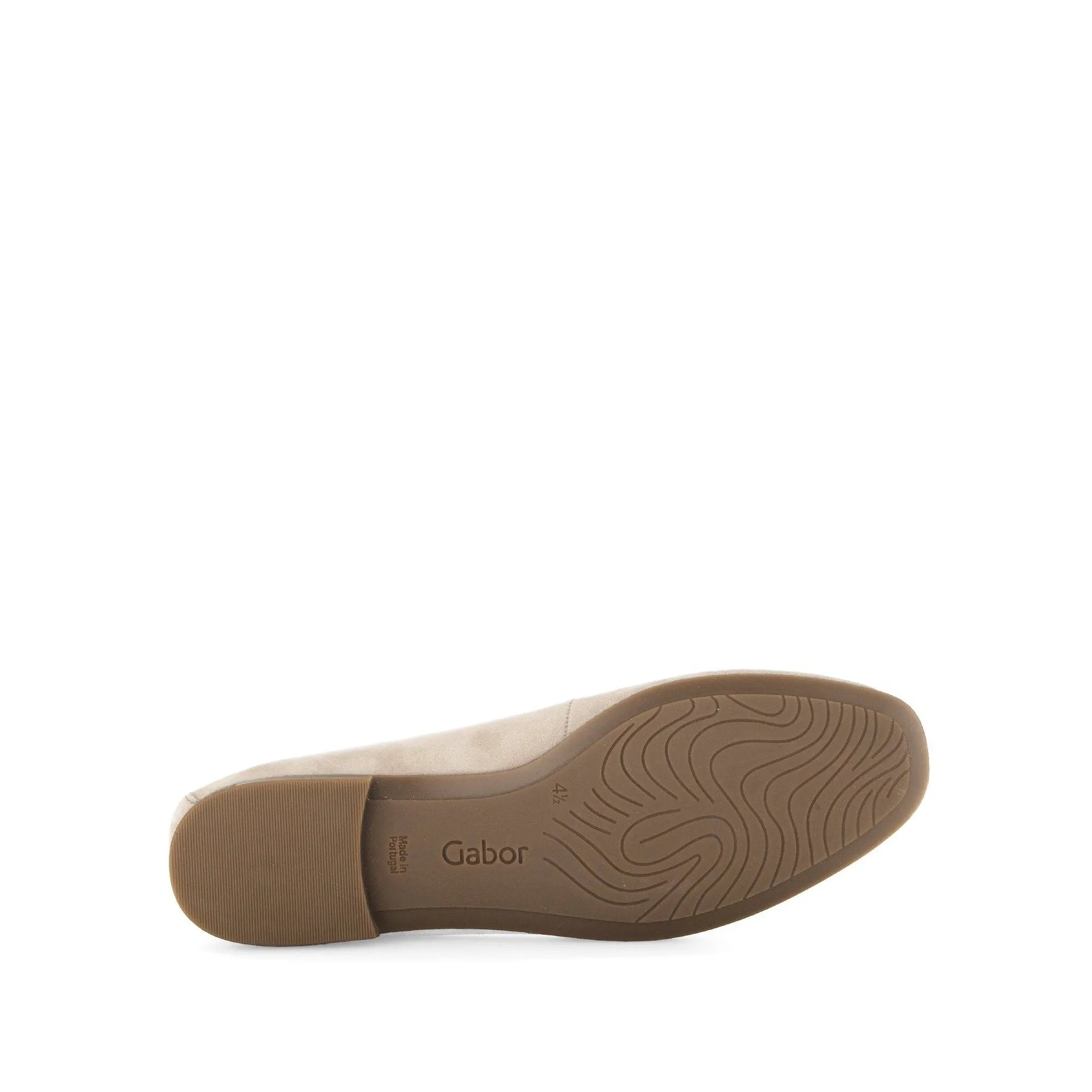 Gabor 45.211.12 Jangle Ladies Beige Suede Slip On Shoes