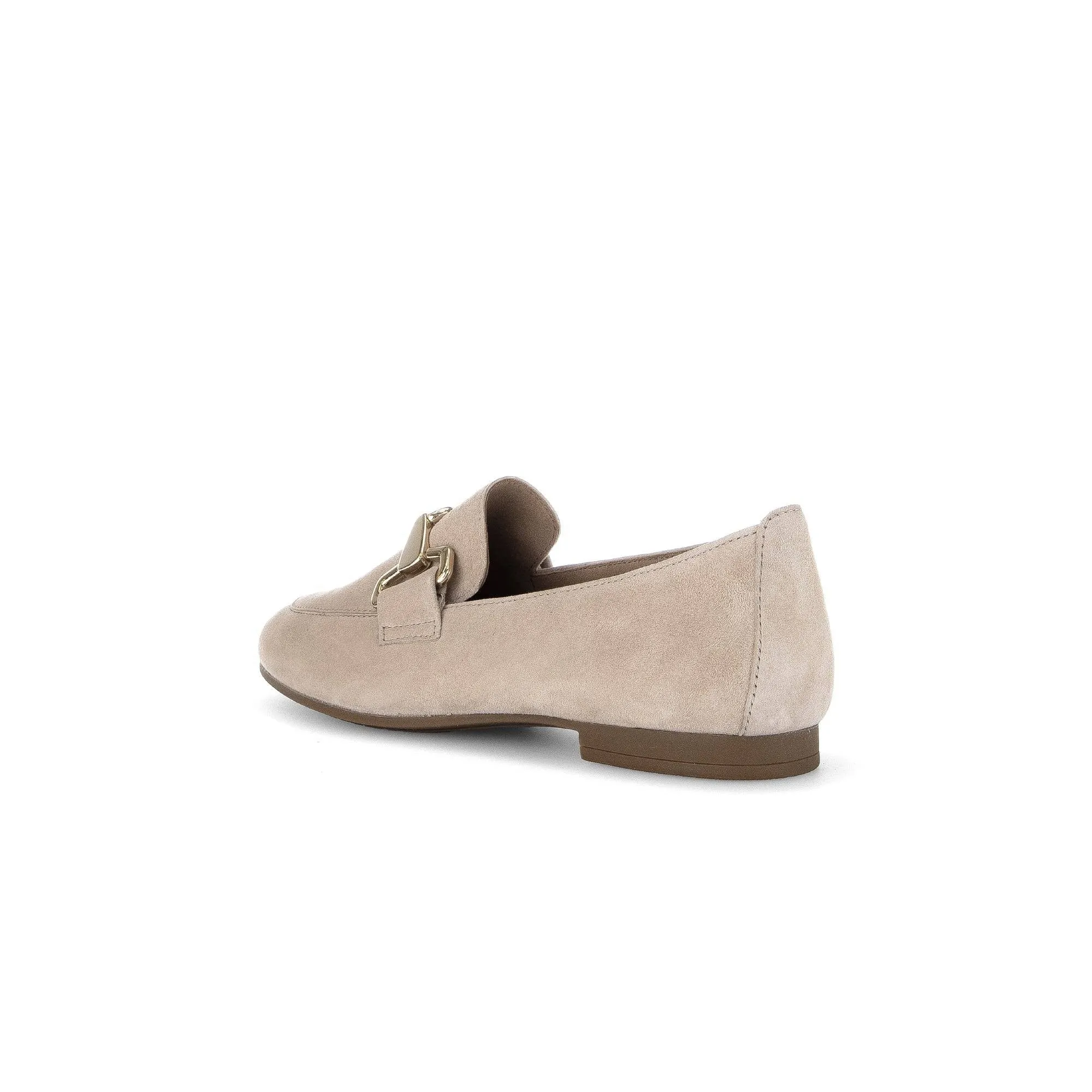 Gabor 45.211.12 Jangle Ladies Beige Suede Slip On Shoes