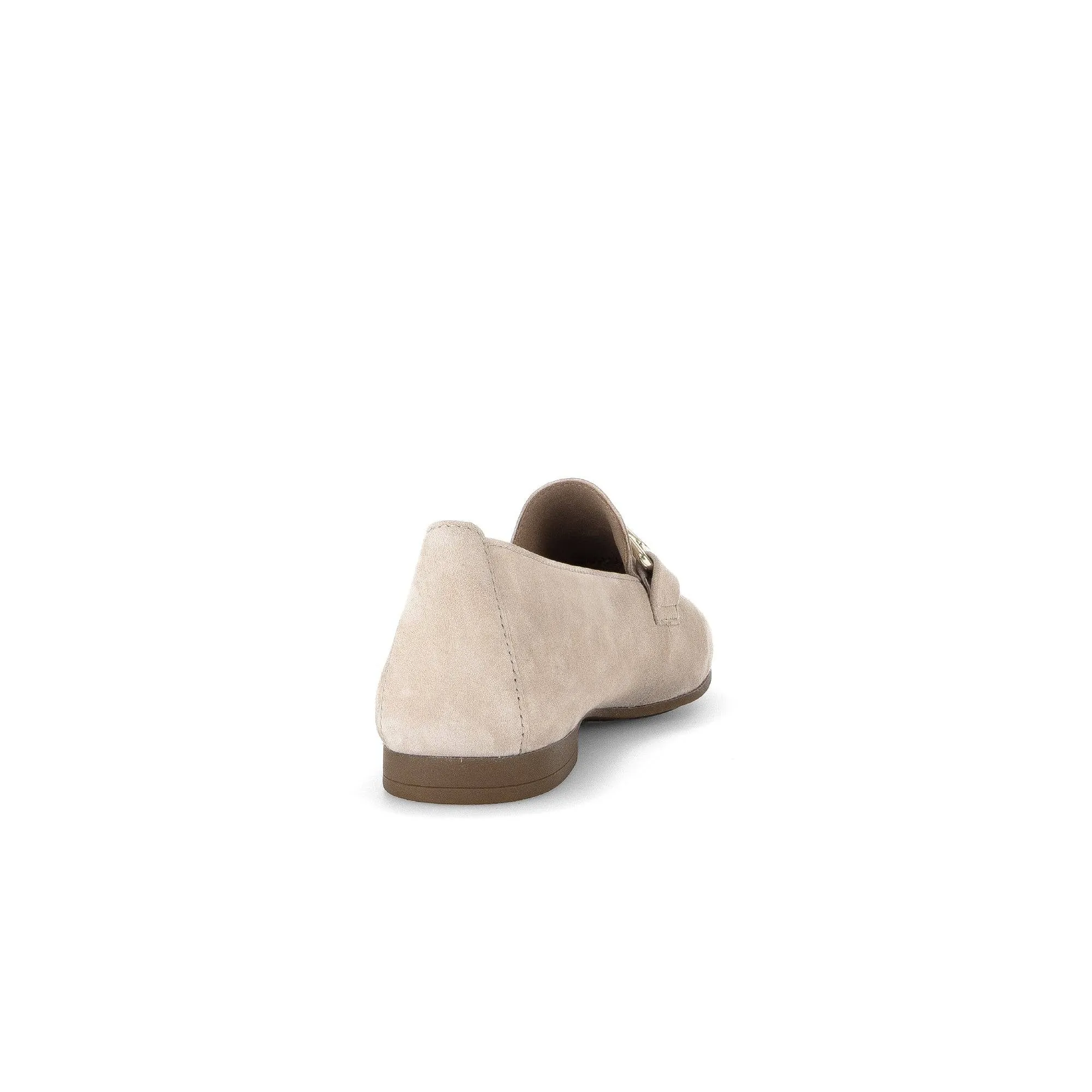 Gabor 45.211.12 Jangle Ladies Beige Suede Slip On Shoes