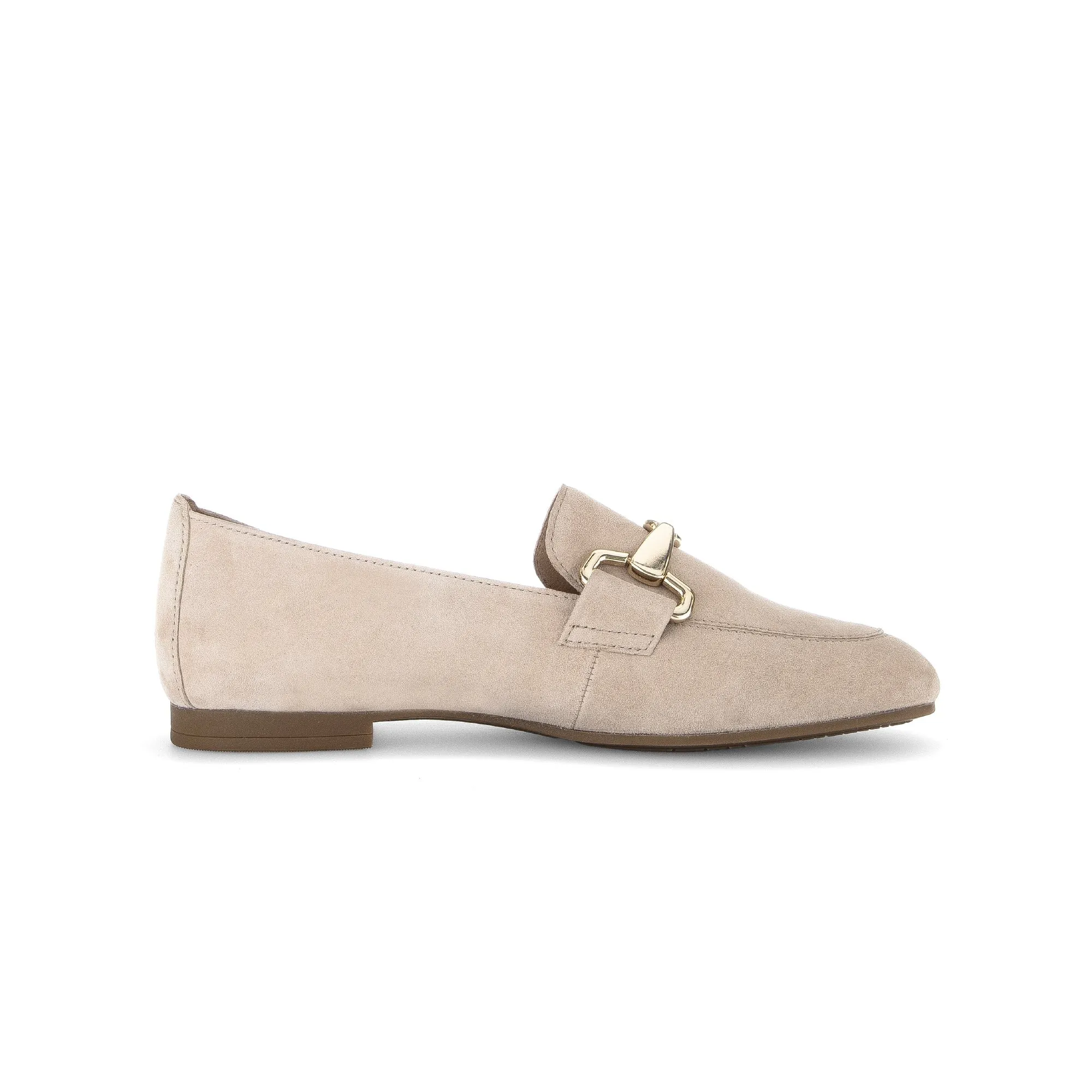 Gabor 45.211.12 Jangle Ladies Beige Suede Slip On Shoes