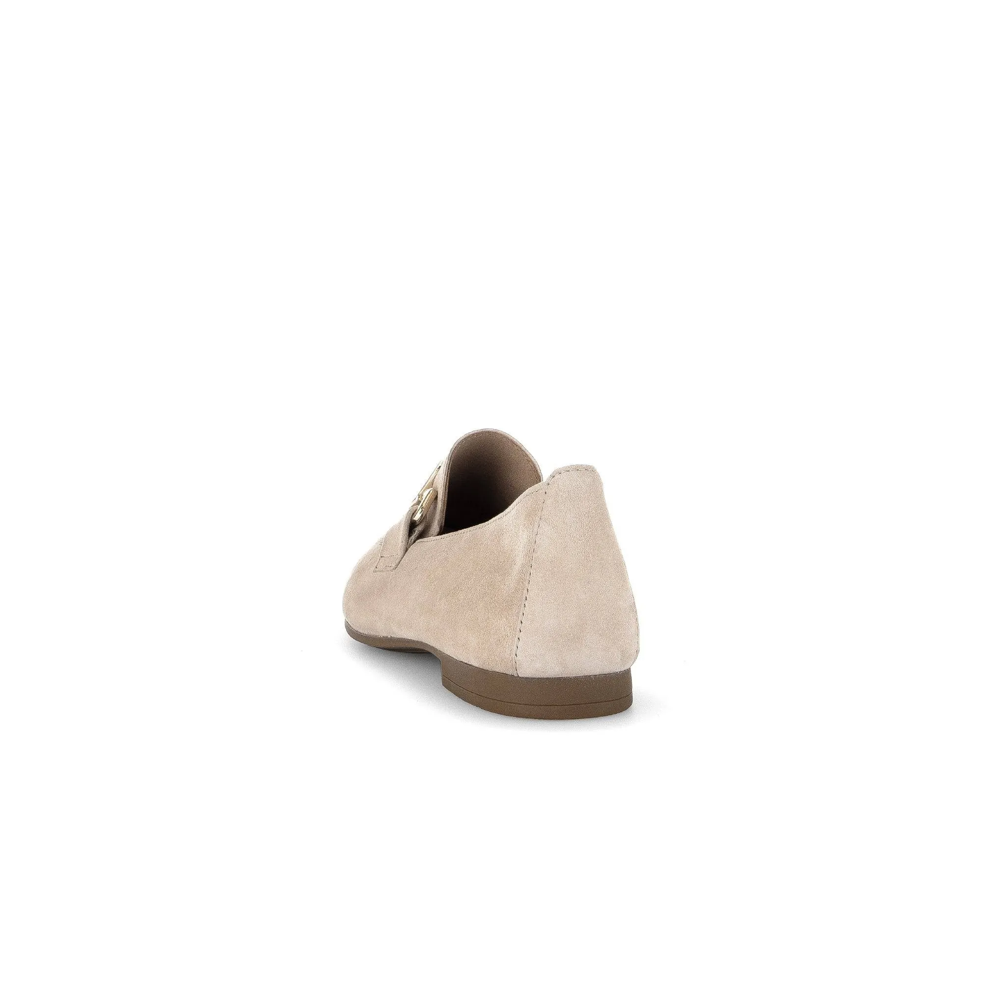 Gabor 45.211.12 Jangle Ladies Beige Suede Slip On Shoes