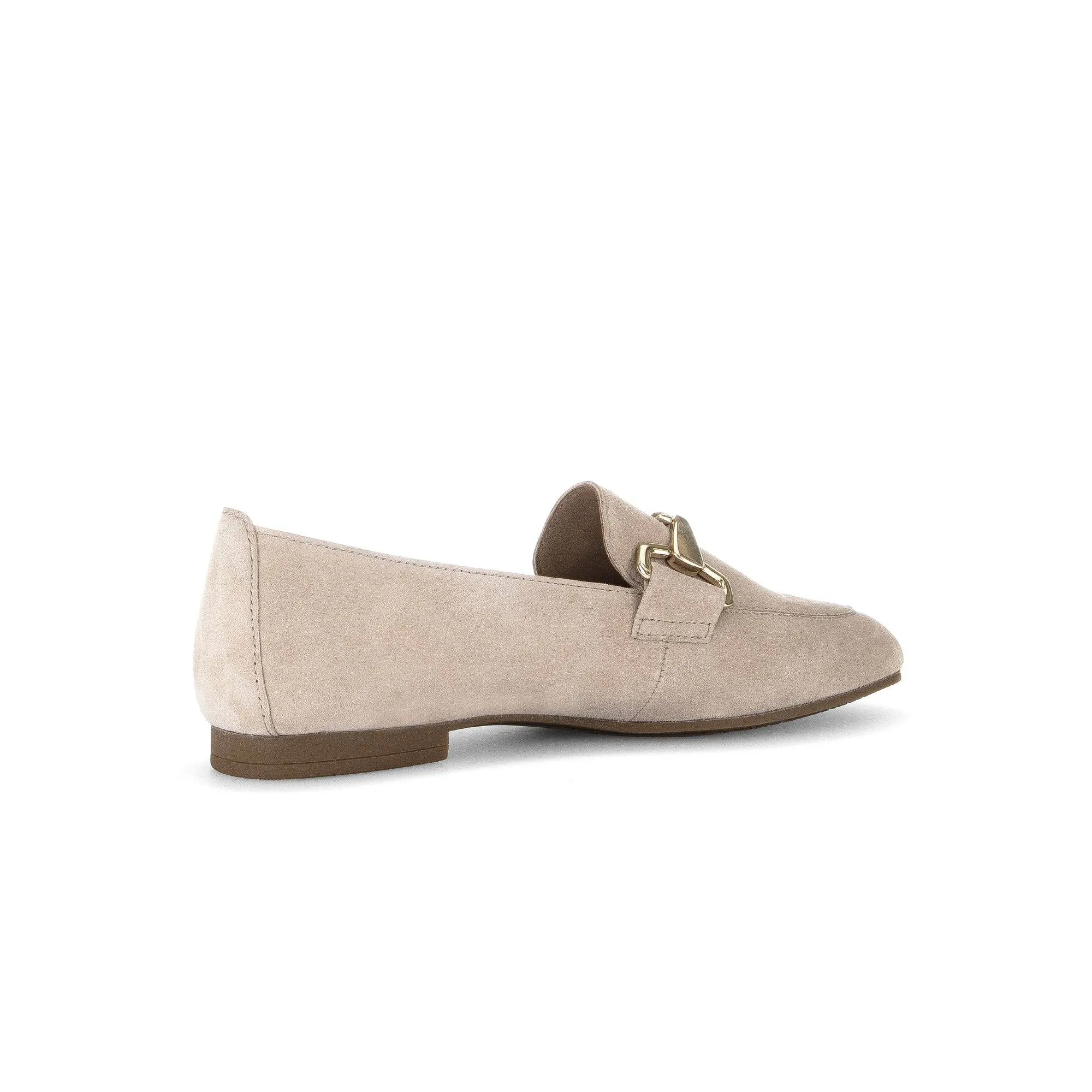 Gabor 45.211.12 Jangle Ladies Beige Suede Slip On Shoes