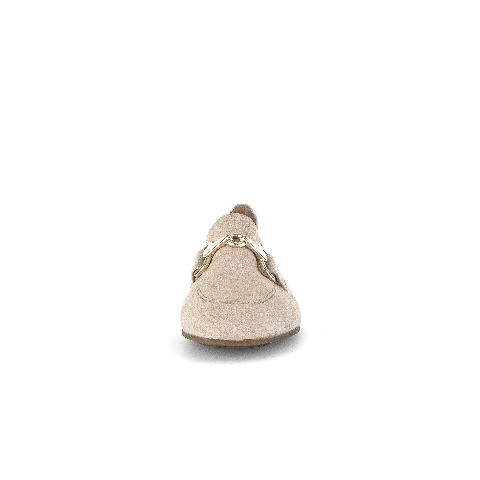 Gabor 45.211.12 Jangle Ladies Beige Suede Slip On Shoes
