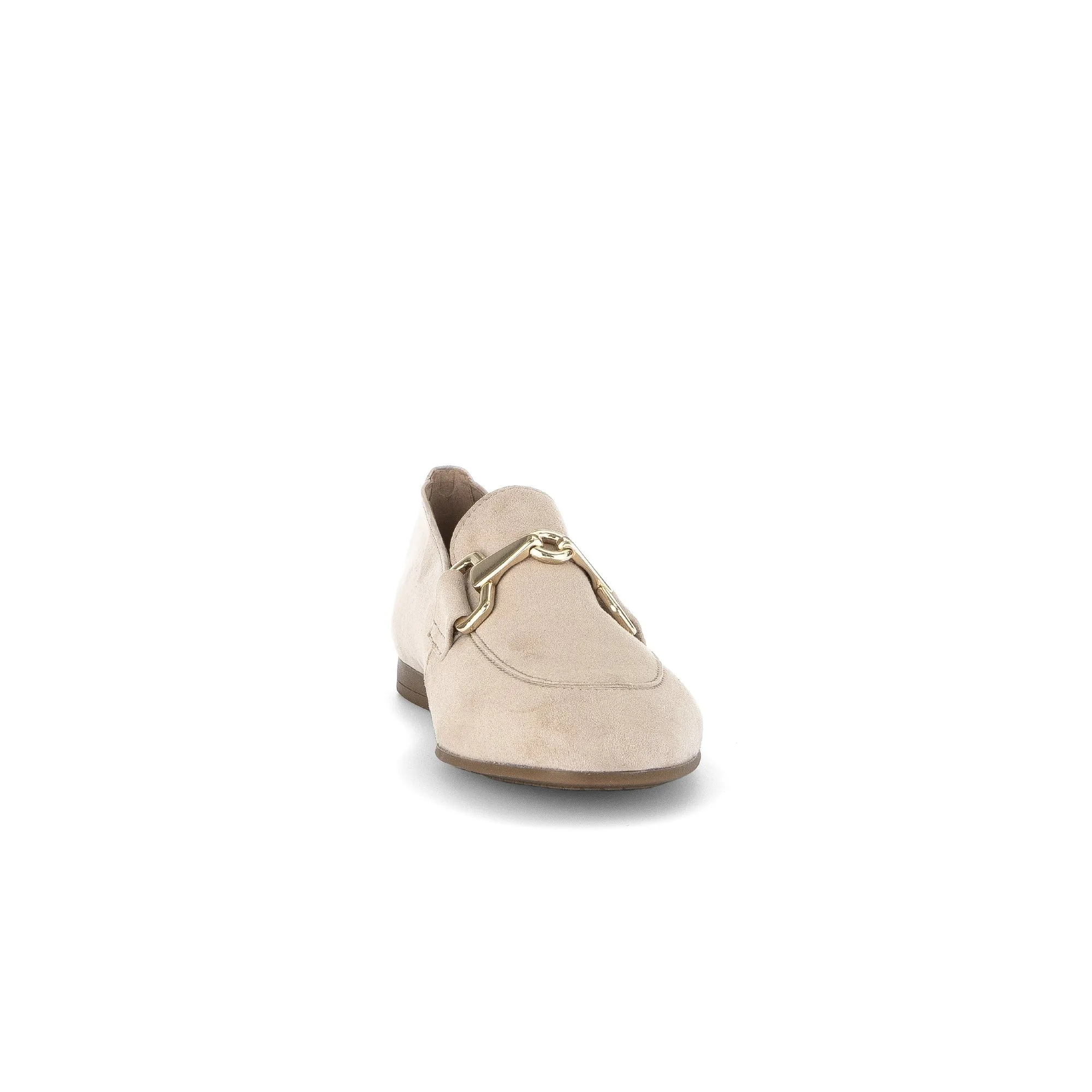 Gabor 45.211.12 Jangle Ladies Beige Suede Slip On Shoes