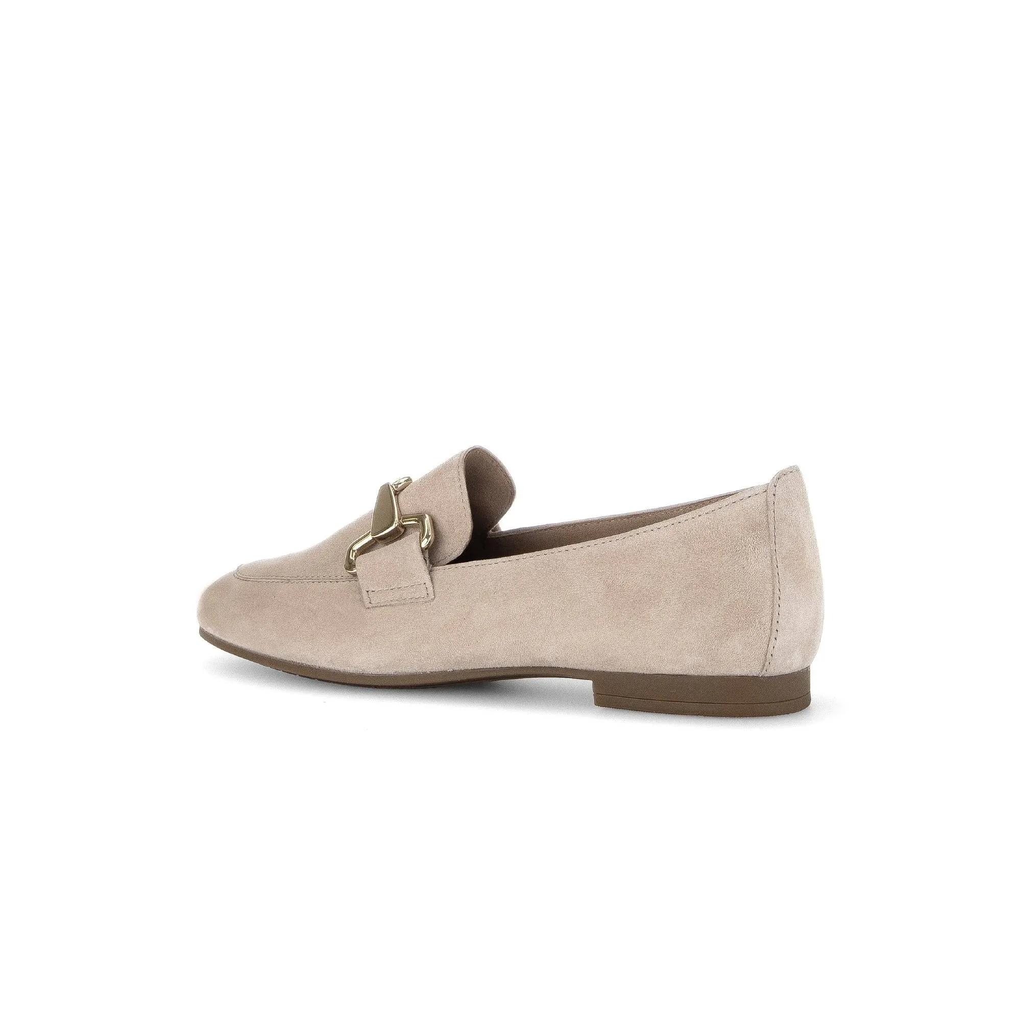 Gabor 45.211.12 Jangle Ladies Beige Suede Slip On Shoes