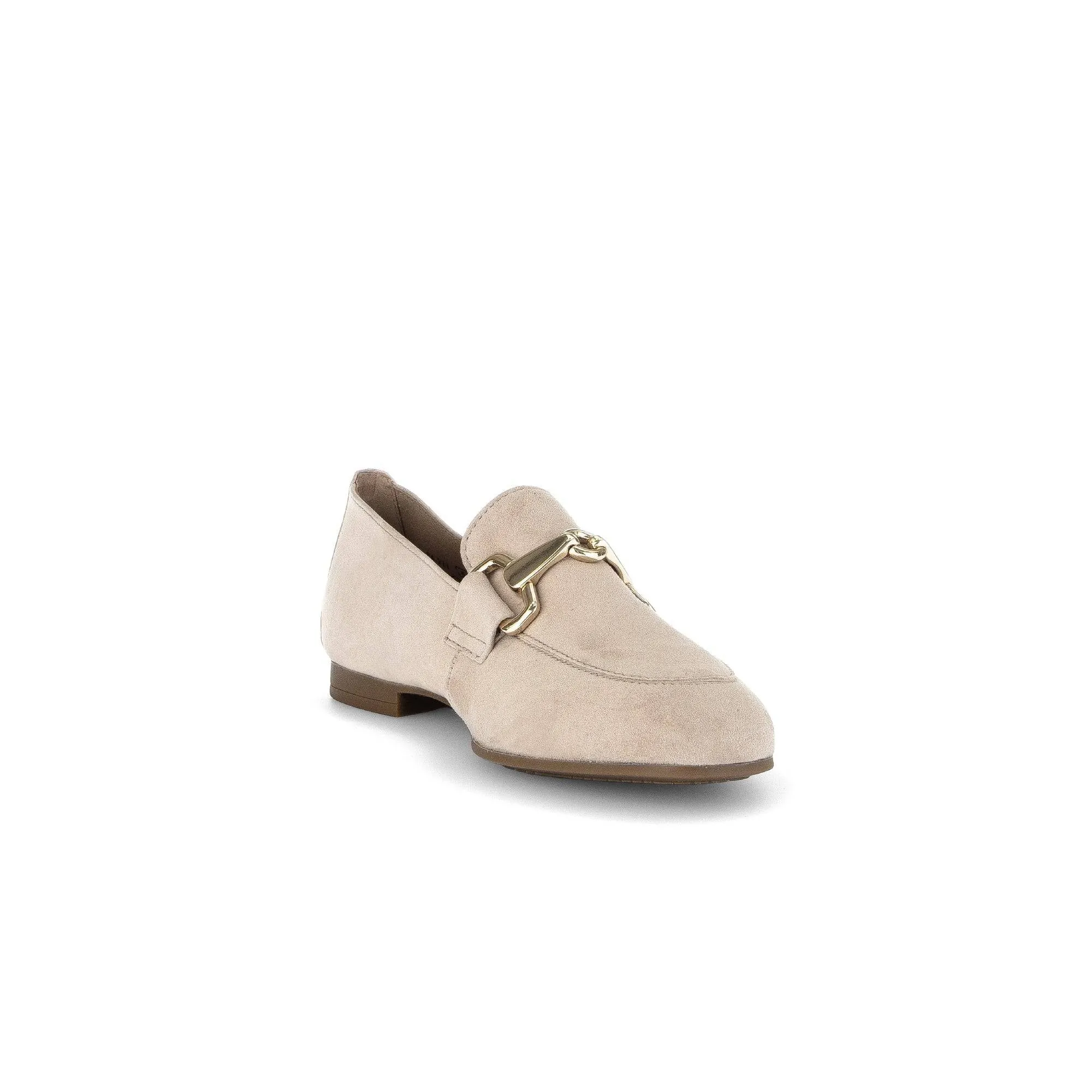Gabor 45.211.12 Jangle Ladies Beige Suede Slip On Shoes