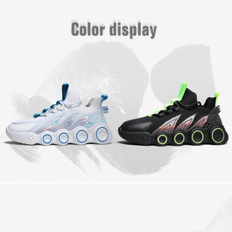 Men's Lightweight Mesh Casual Sports Shoes - Breathable Flying Weave Design