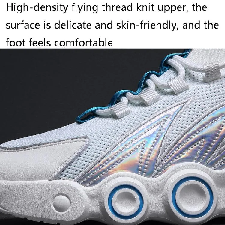 Men's Lightweight Mesh Casual Sports Shoes - Breathable Flying Weave Design