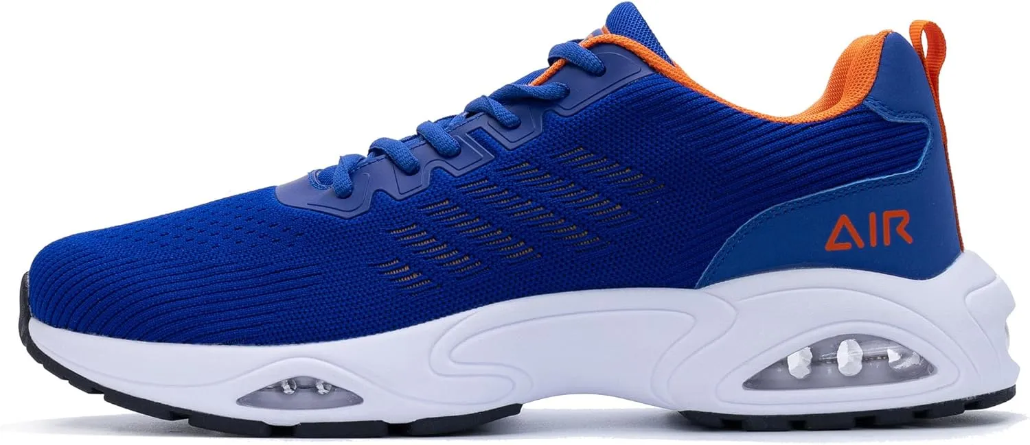 PERSOUL Mens Air Running Shoes Lightweight Breathable Athletic Tennis Gym Jogging Sneakers DarkBlue Size 9.5